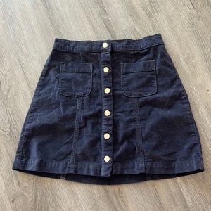 Navy skirt